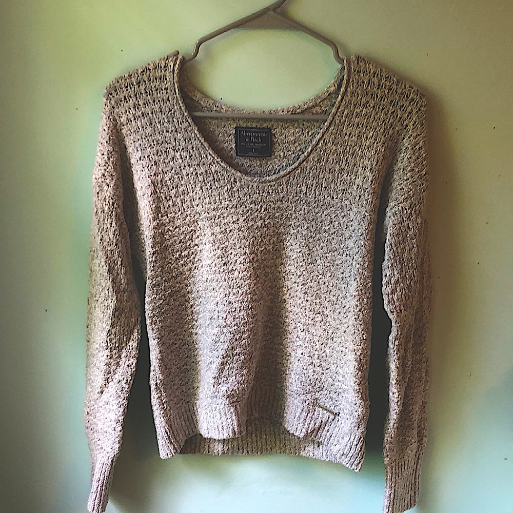 Gray Abercrombie & Fitch Sweater